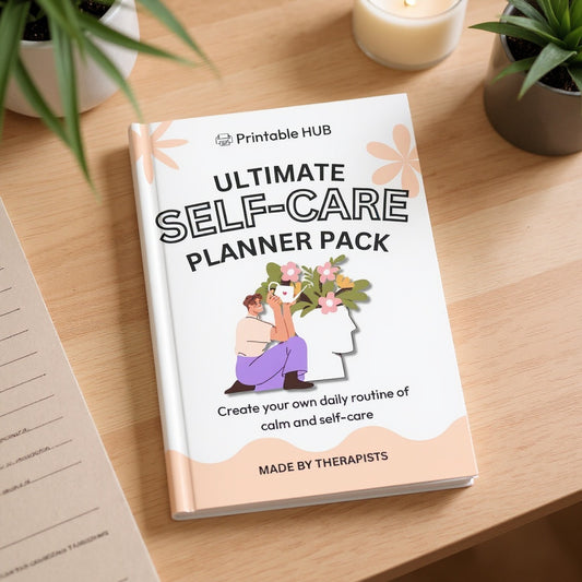 Ultimate Self-Care Planner Pack – 6-in-1 Printable Bundle for Mind, Body & Soul (400+ Pages)