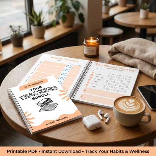 All-in-One Life Tracker – 31 Printable Trackers for Health, Finance & Habits